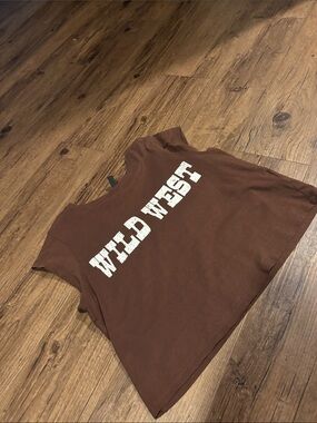 Brown crop top